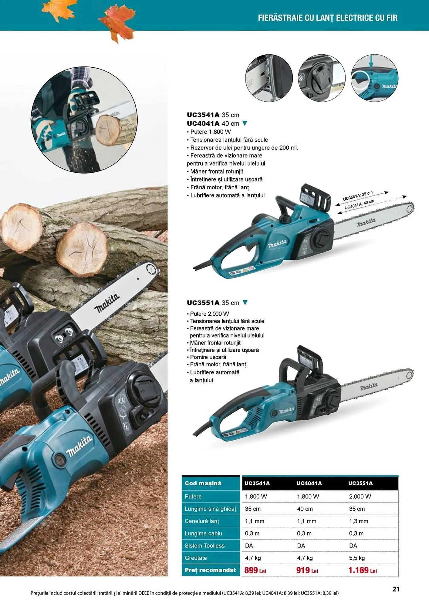 Catalog Catalog Makita de la 12 septembrie până la 24 decembrie 2025 - Revista Pagina 21