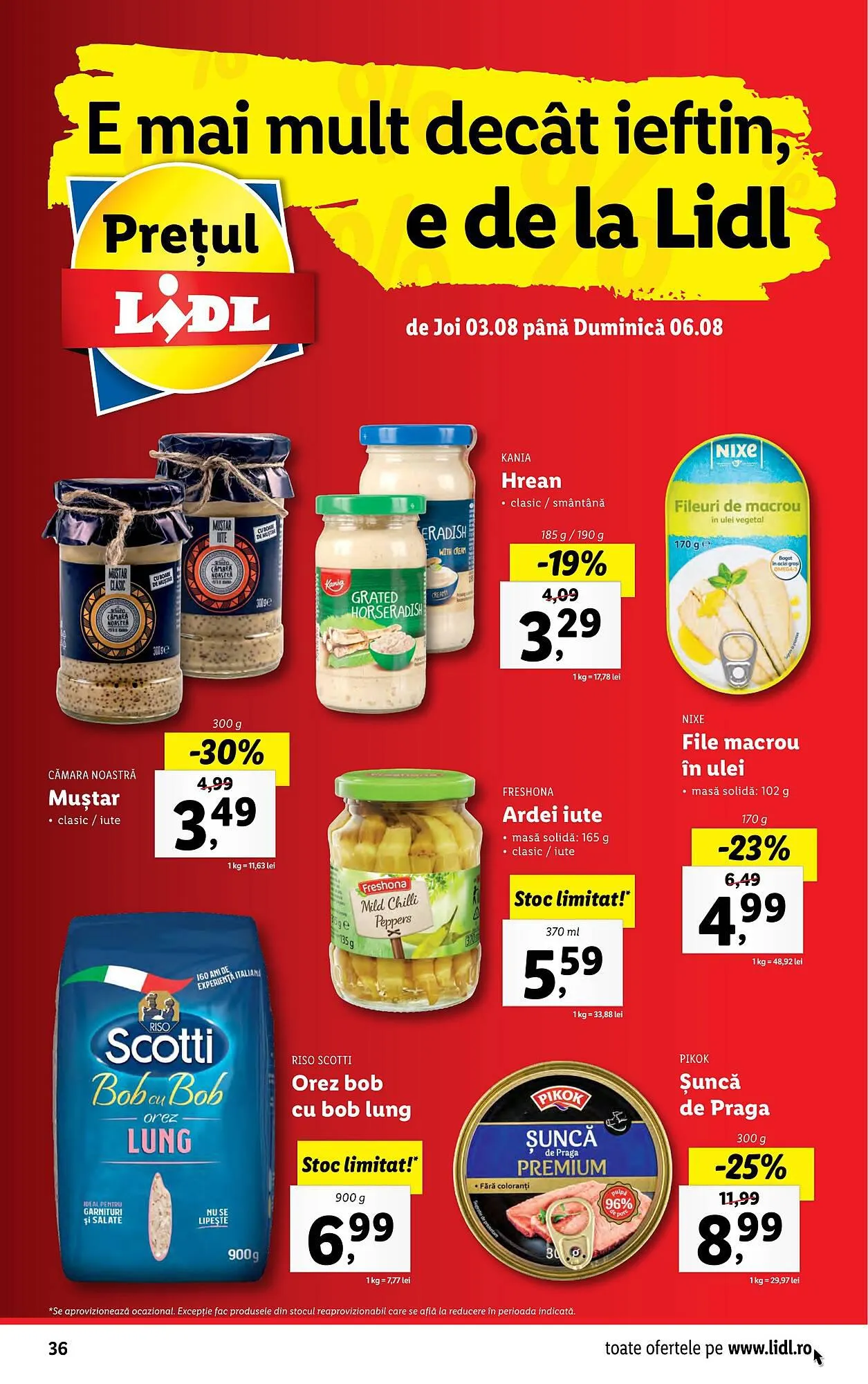 Catalog Lidl catalog de la 31 iulie până la 6 august 2023 - Revista Pagina 36