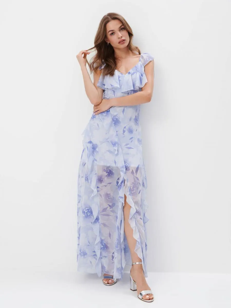 Rochie maxi din șifon