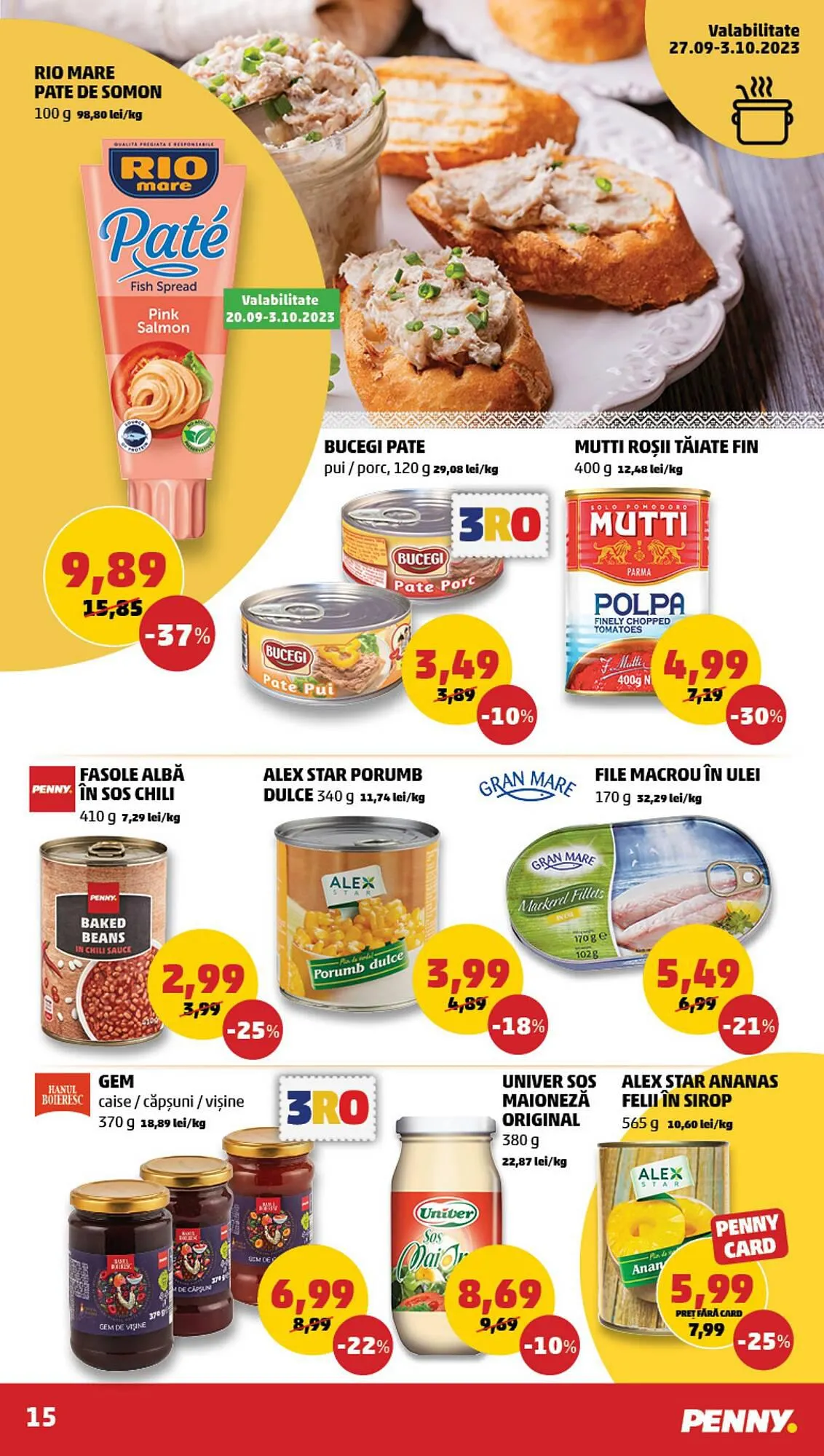 Catalog Penny catalog de la 27 septembrie până la 3 octombrie 2023 - Revista Pagina 15