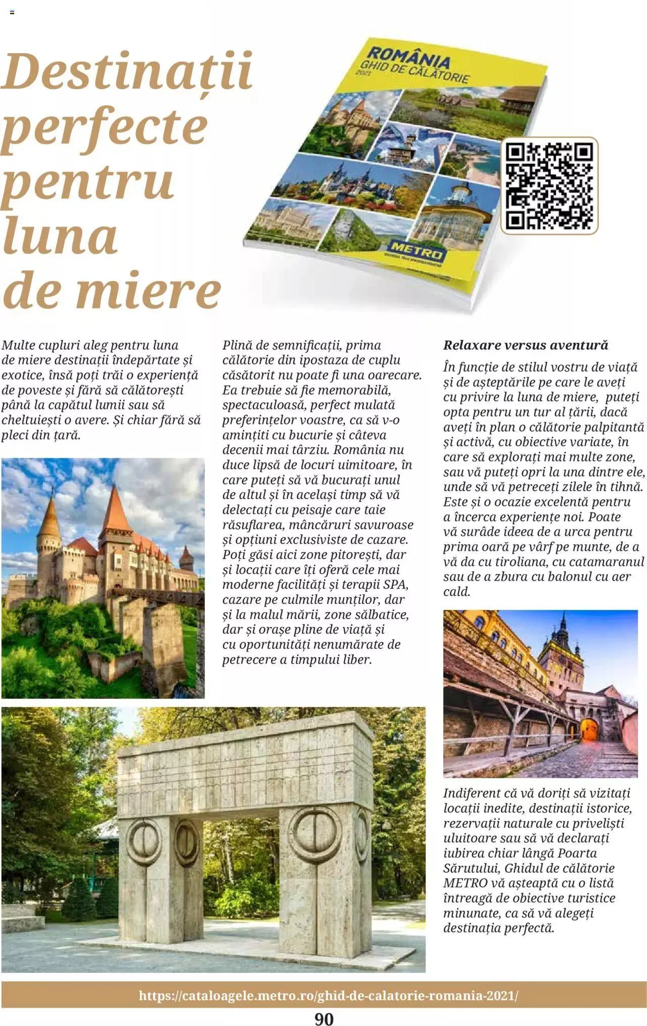 Catalog Metro - Ghid locații pentru evenimente 2022 de la 5 aprilie până la 31 decembrie 2023 - Revista Pagina 90
