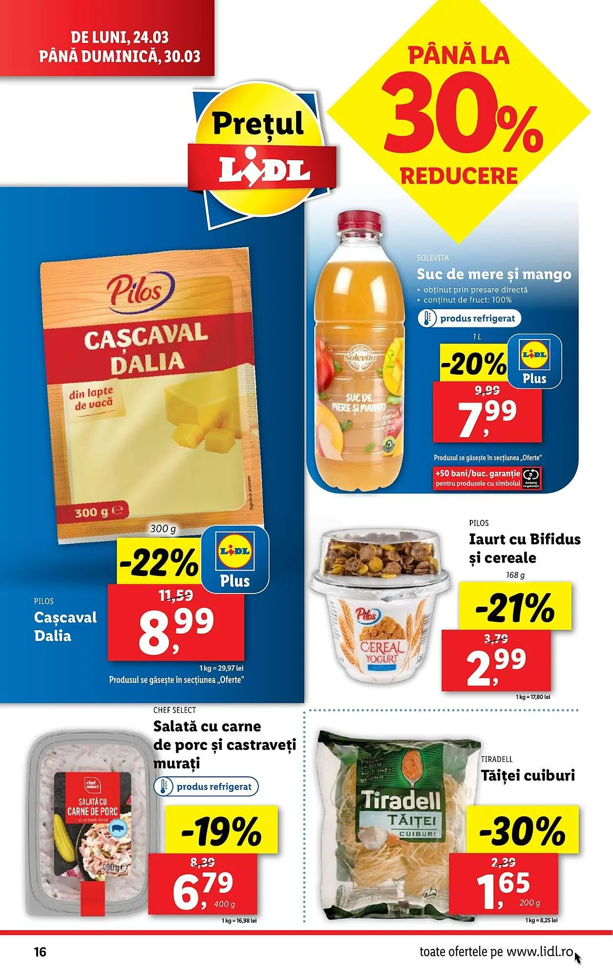 Catalog Catalog Lidl de la 24 martie până la 30 martie 2025 - Revista Pagina 16