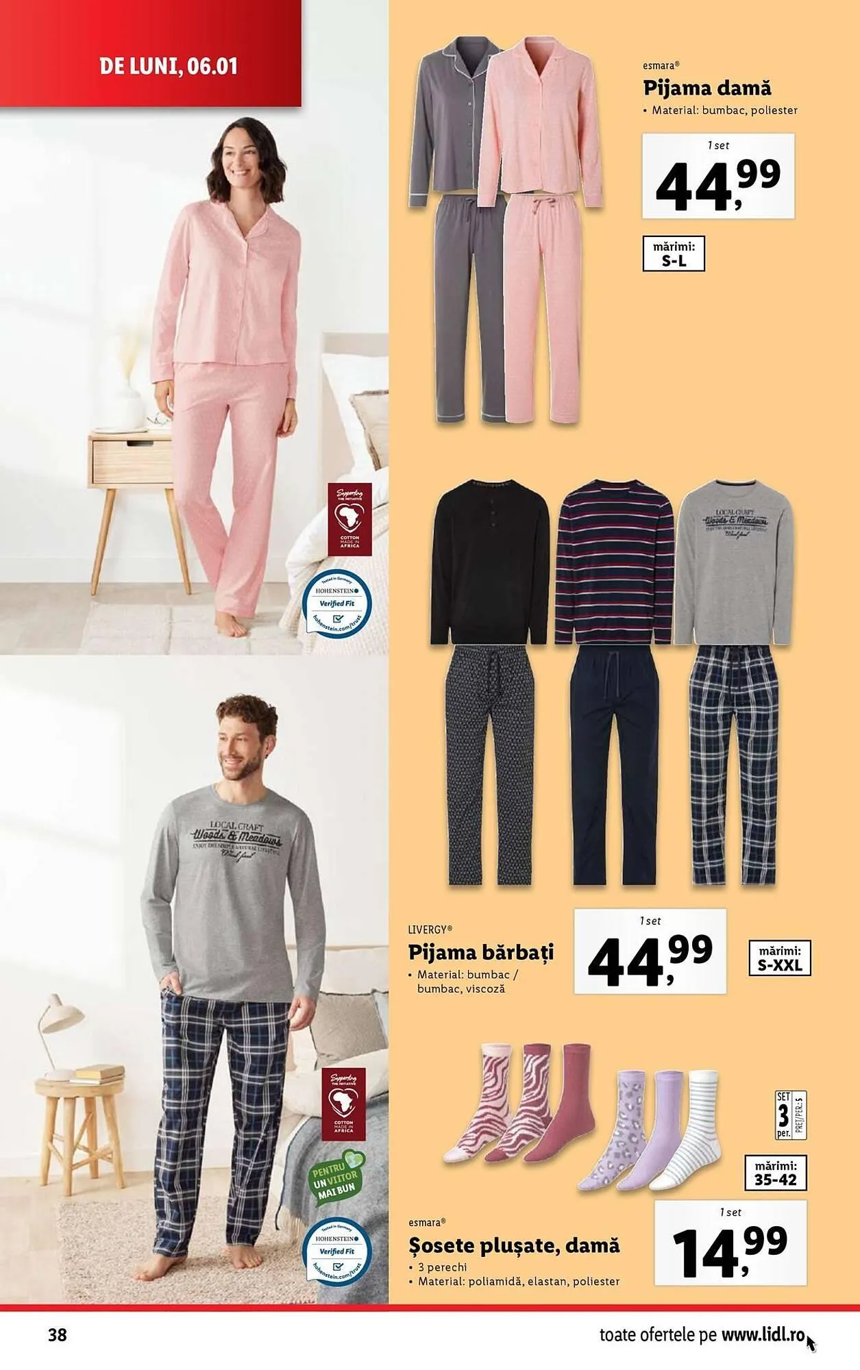 Catalog Catalog Lidl de la 6 ianuarie până la 12 ianuarie 2025 - Revista Pagina 38