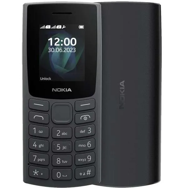Telefon mobil NOKIA 105 (2023), 32MB RAM, 2G, Dual SIM, Charcoal