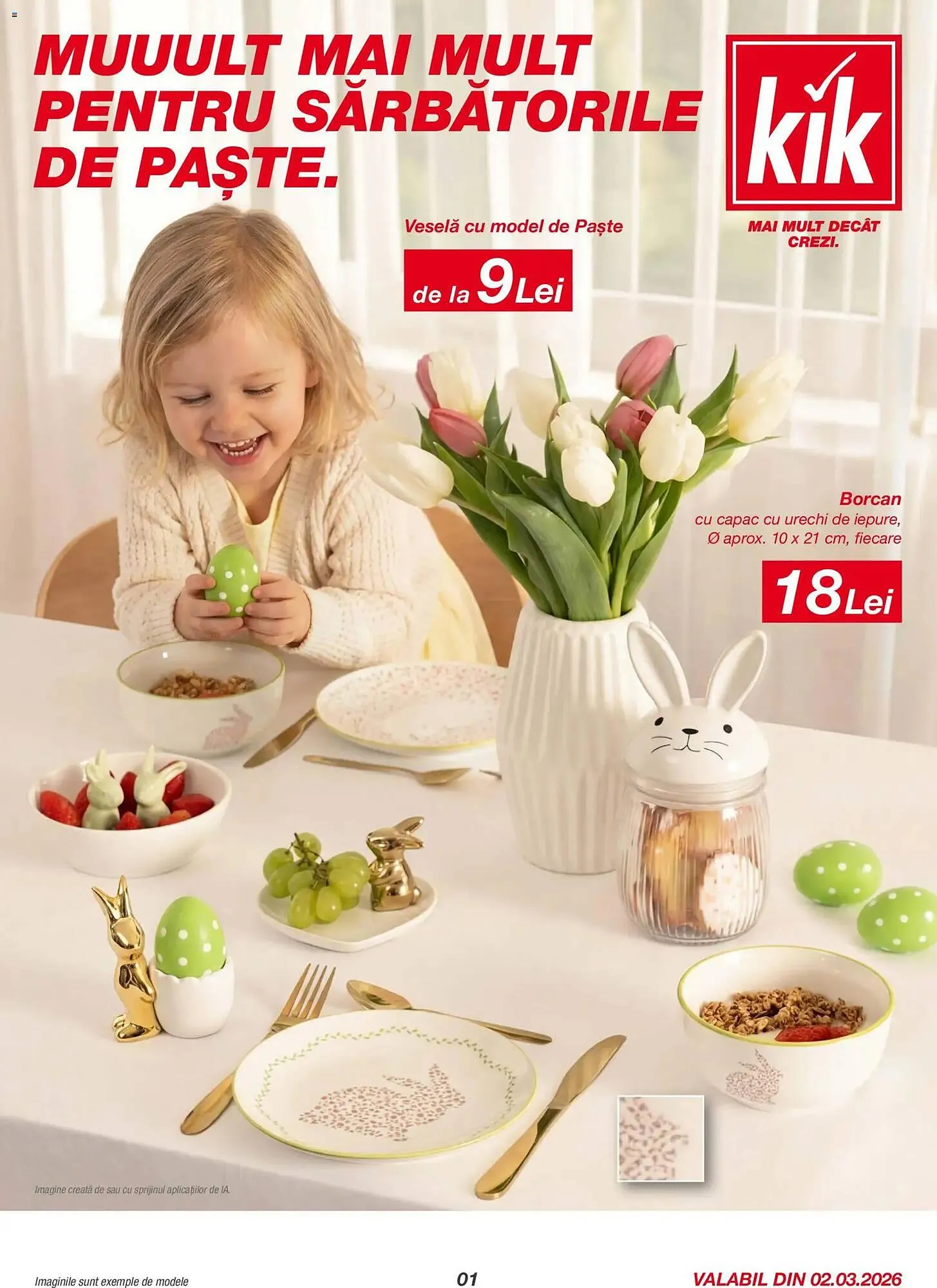 Catalog Catalog Kik de la 1 martie până la 5 aprilie 2026 - Revista Pagina 1