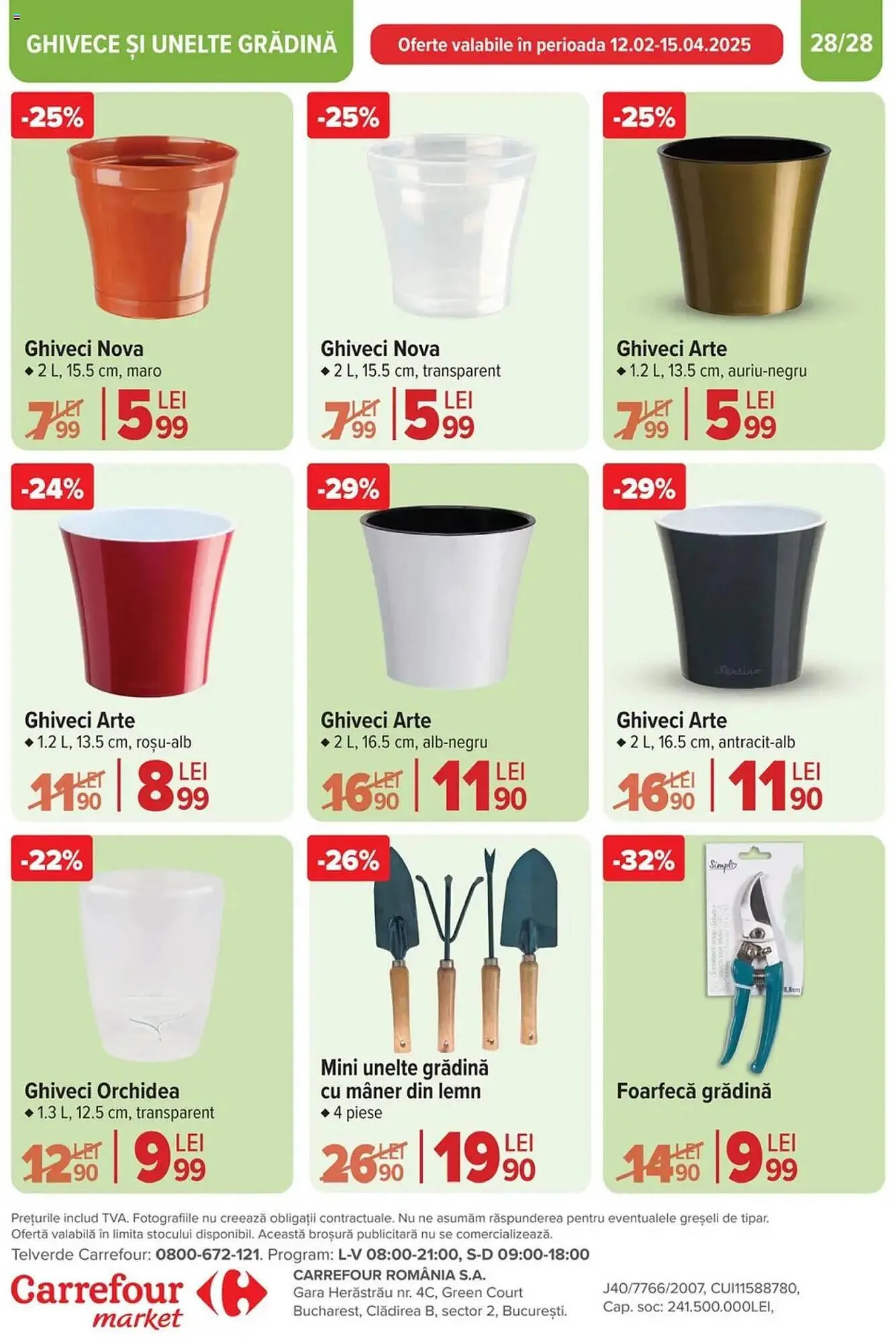 Catalog Catalog Carrefour de la 26 martie până la 1 aprilie 2025 - Revista Pagina 28