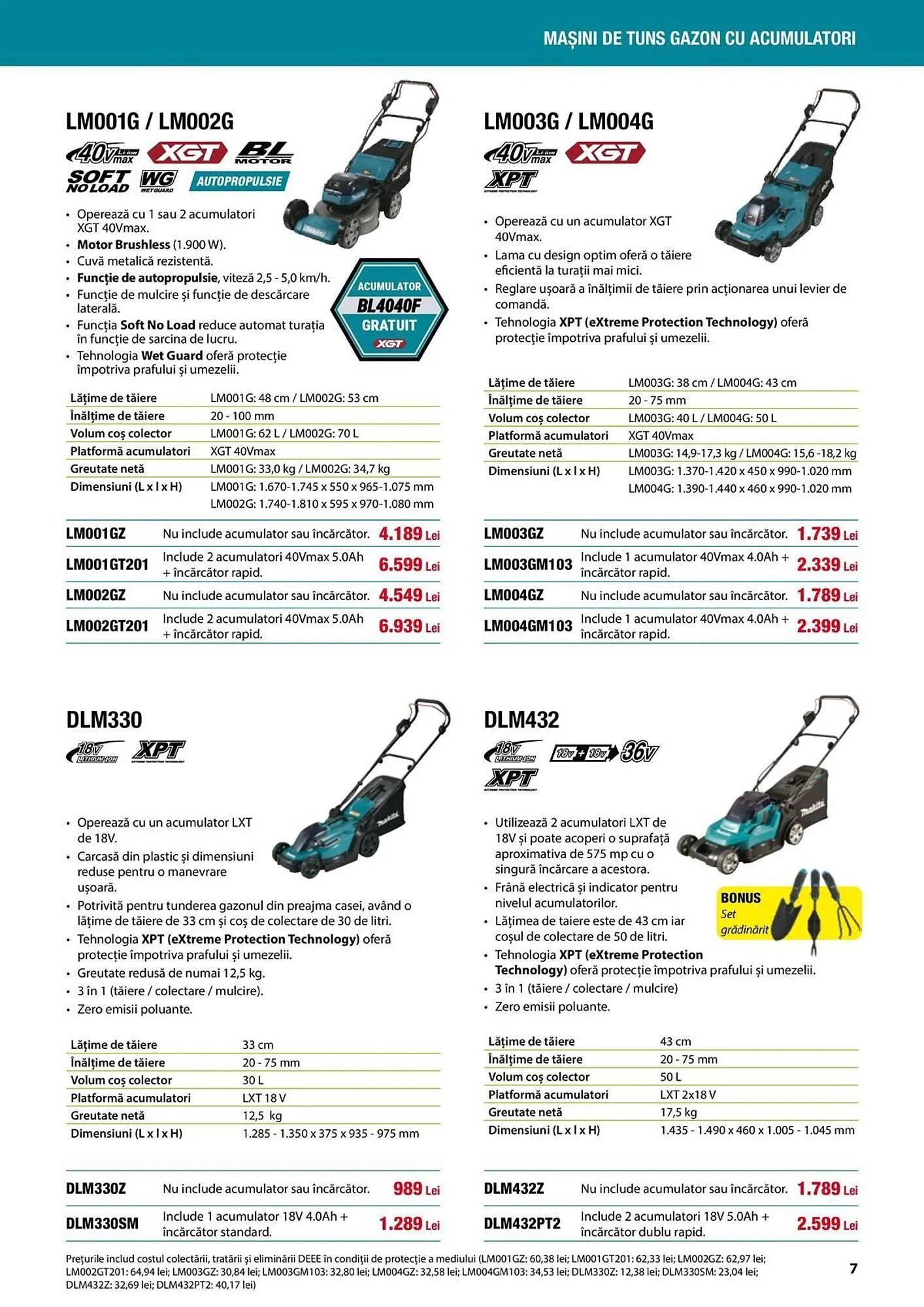 Catalog Catalog Makita de la 1 aprilie până la 31 august 2025 - Revista Pagina 7