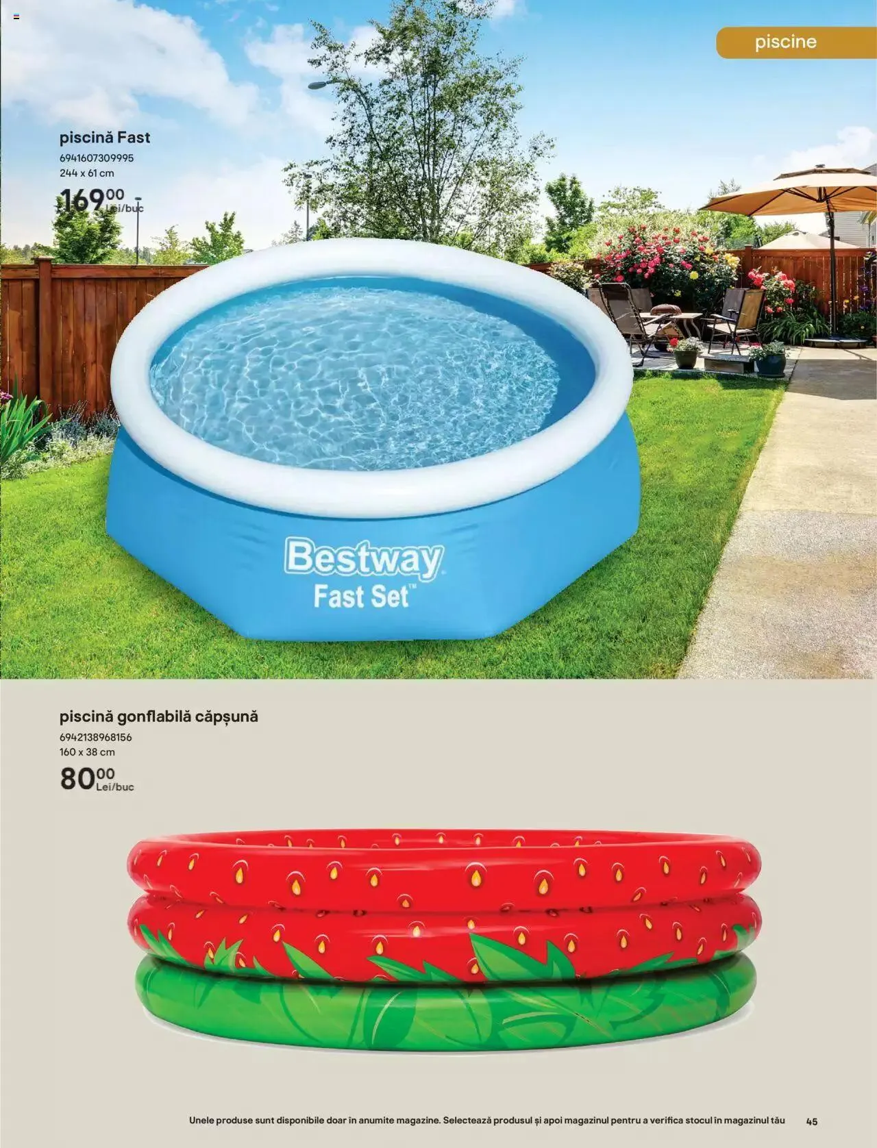 Catalog Brico Depot catalog - Bucuria momentelor de la 1 iunie până la 30 septembrie 2023 - Revista Pagina 45