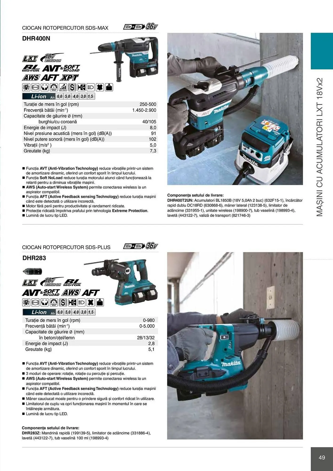 Catalog Catalog Makita de la 28 aprilie până la 31 decembrie 2026 - Revista Pagina 49