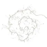 WHITE PEARLS Instalație luminoasă, 16 LED-uri