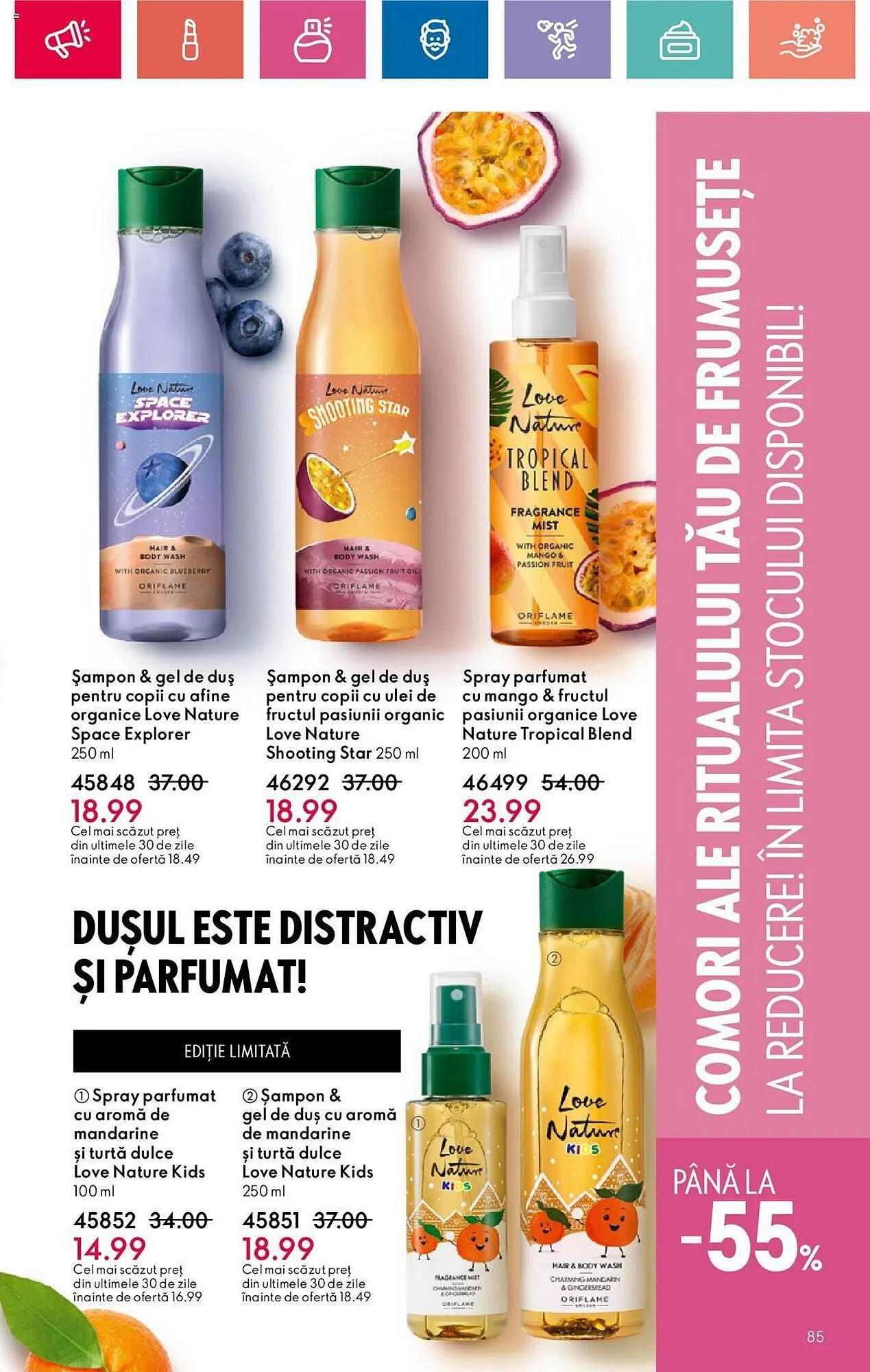 Catalog Oriflame catalog de la 28 mai până la 17 iunie 2024 - Revista Pagina 85