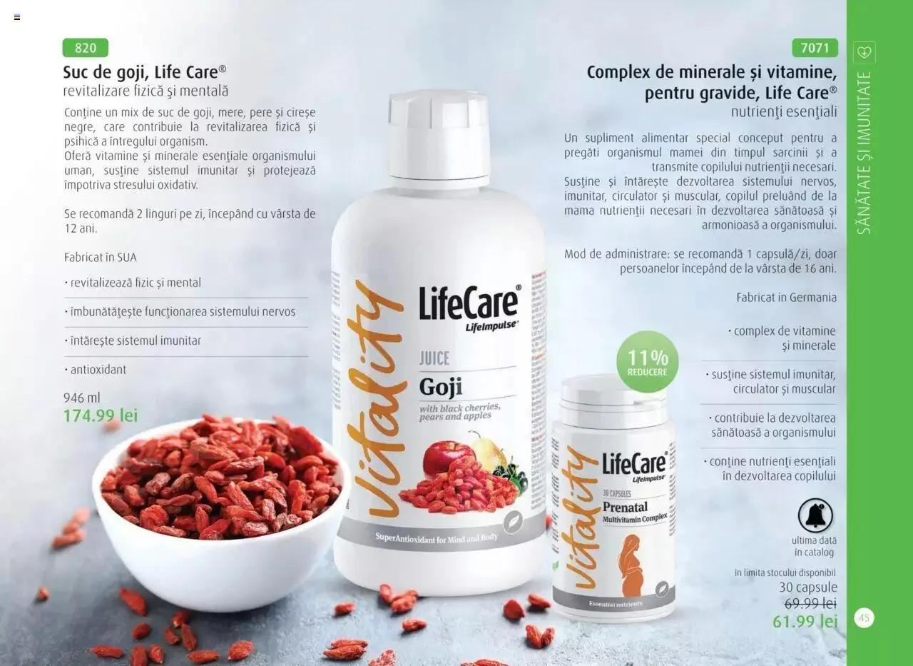 Catalog Life Care - Catalog Life Care toamna 2023 - iarna 2024 de la 1 septembrie până la 31 ianuarie 2024 - Revista Pagina 47