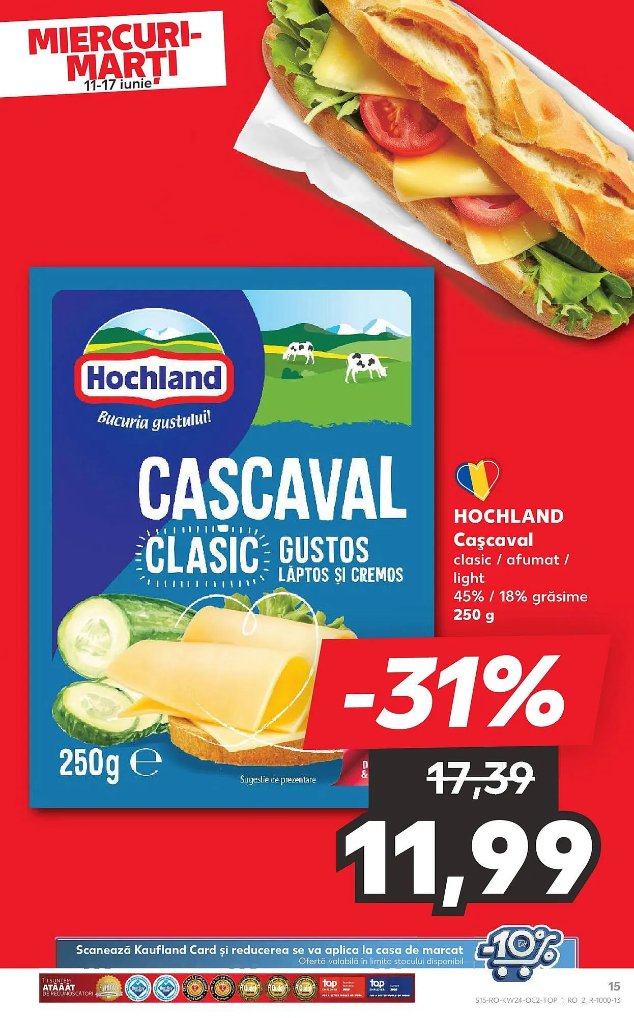 Catalog Catalog Kaufland de la 11 iunie până la 17 iunie 2025 - Revista Pagina 15