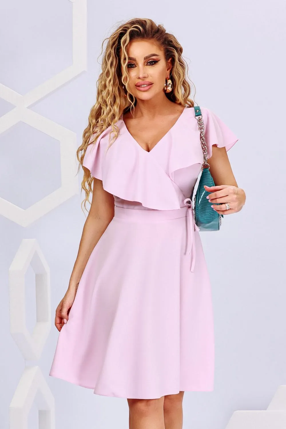 Rochie baby doll roze