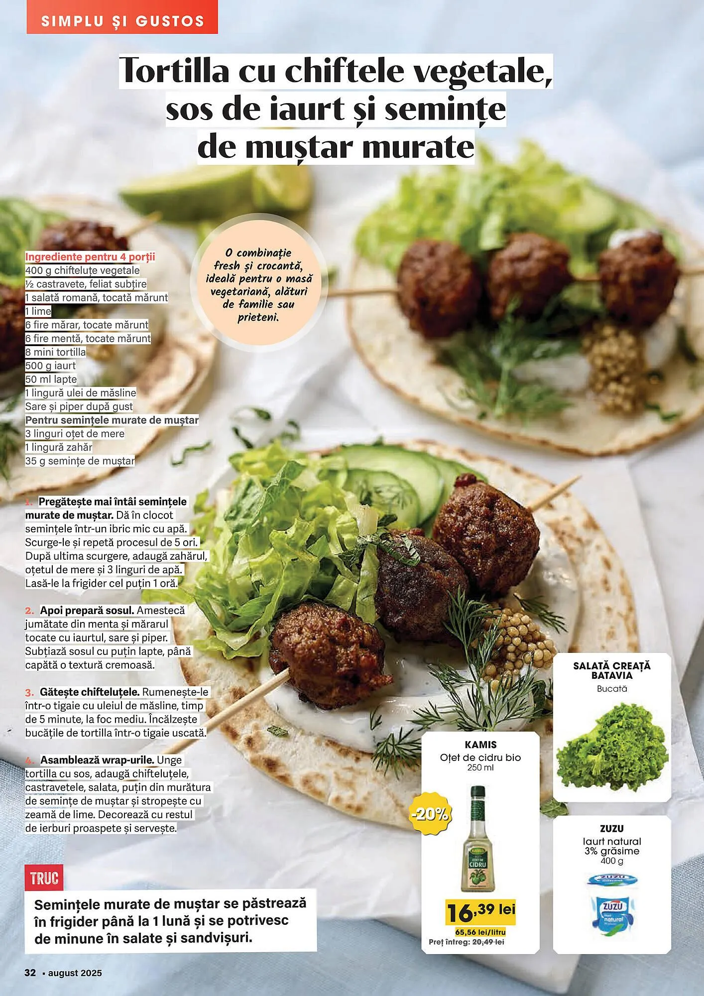 Catalog Catalog Mega Image de la 1 august până la 31 august 2025 - Revista Pagina 32