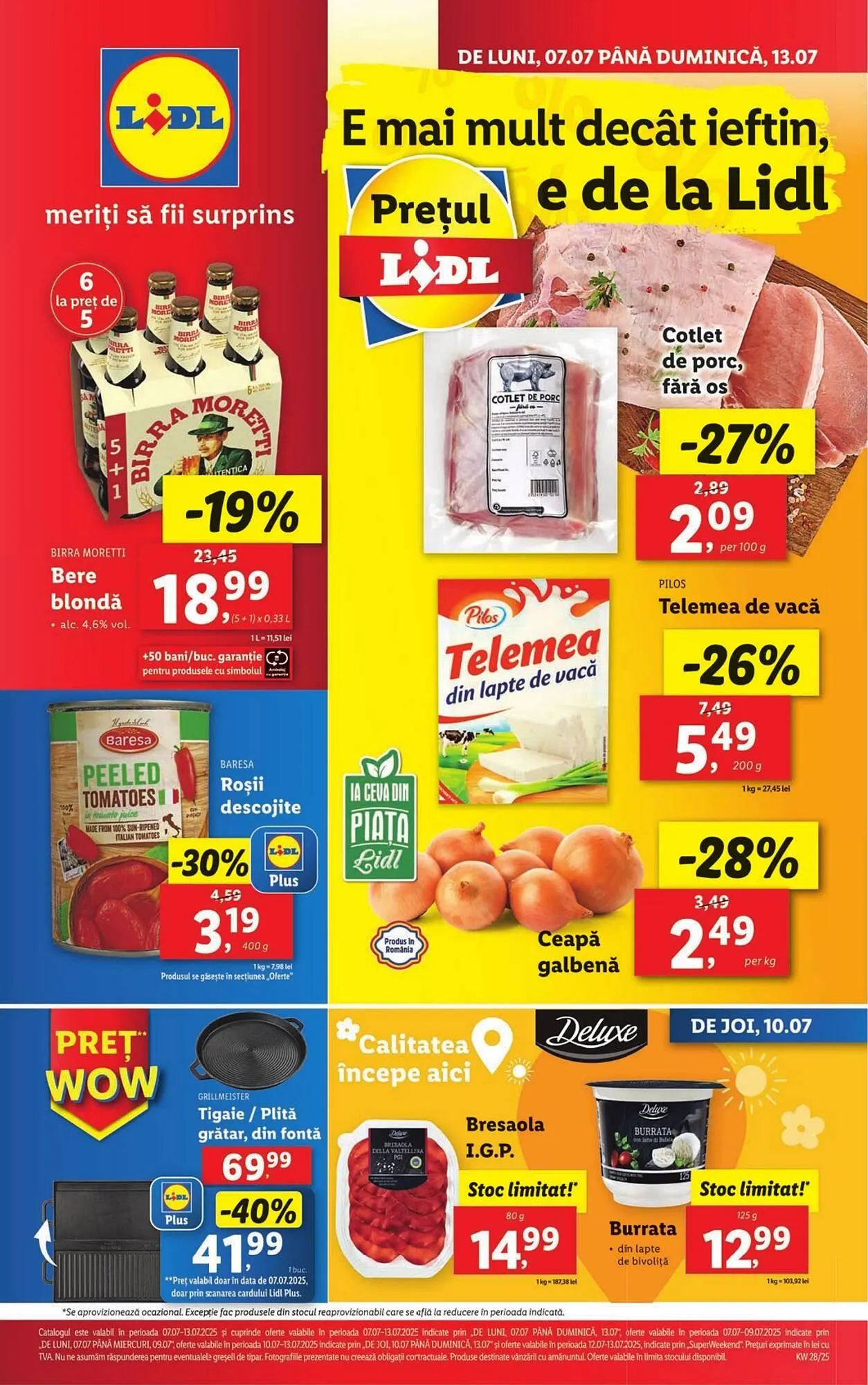 Catalog Catalog Lidl de la 7 iulie până la 13 iulie 2025 - Revista Pagina 1