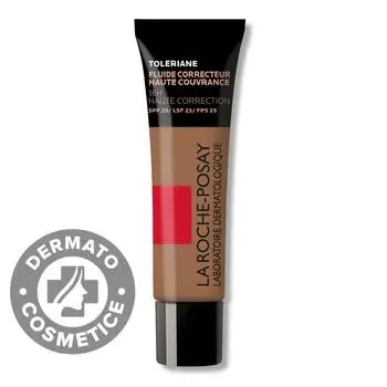 Fond de ten fluid corector cu SPF25 pentru piele sensibila Toleriane Nuanta 16, 30ml, La Roche-Posay