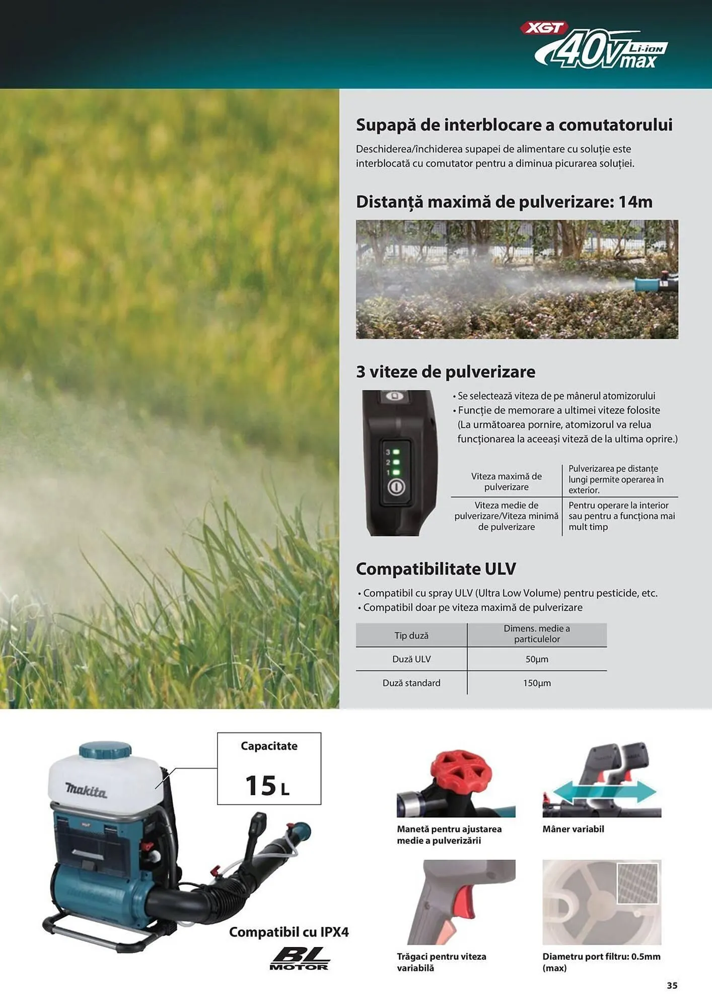 Catalog Сatalog Makita de la 19 iunie până la 31 decembrie 2024 - Revista Pagina 35