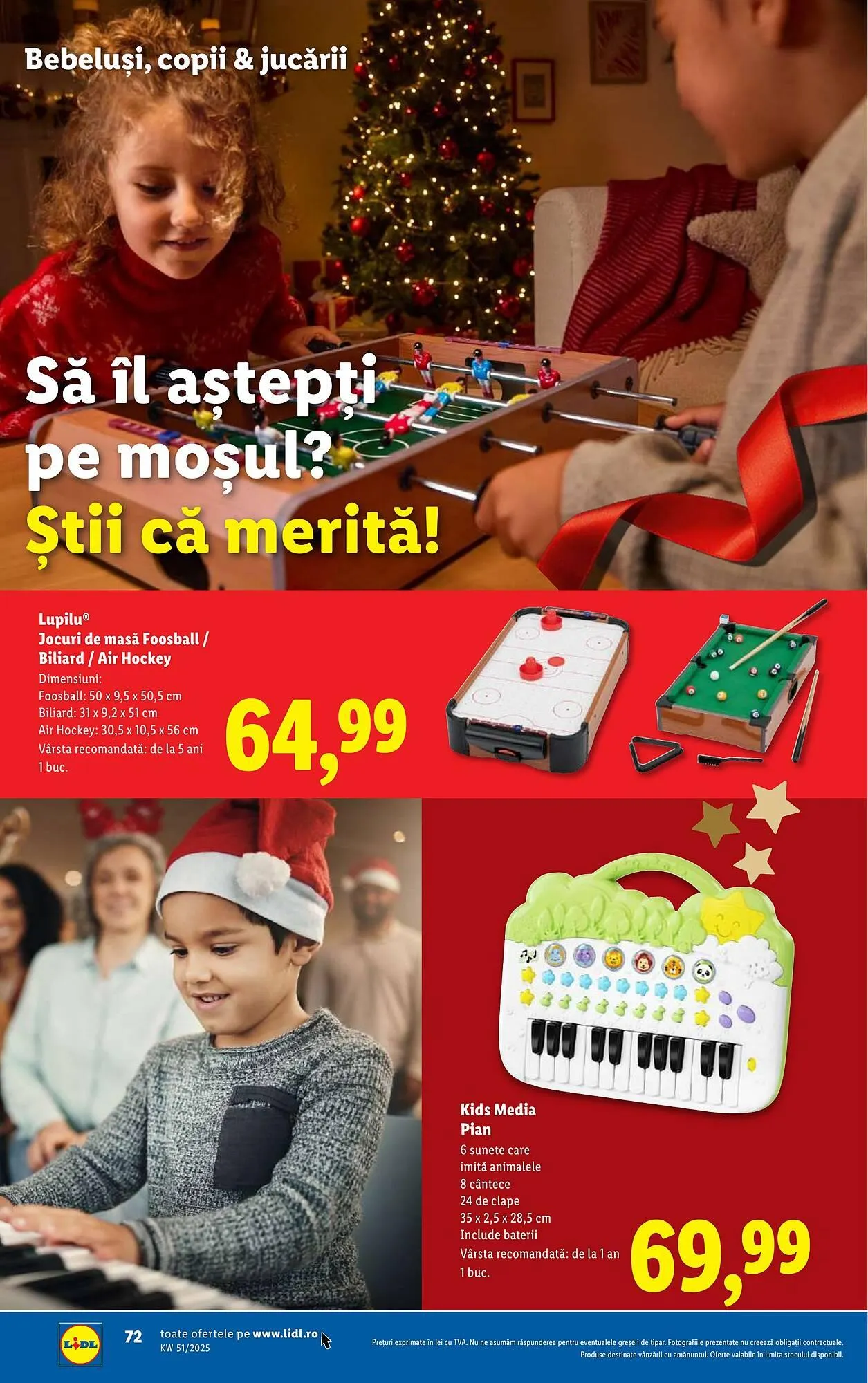 Catalog Catalog Lidl de la 15 decembrie până la 21 decembrie 2025 - Revista Pagina 72