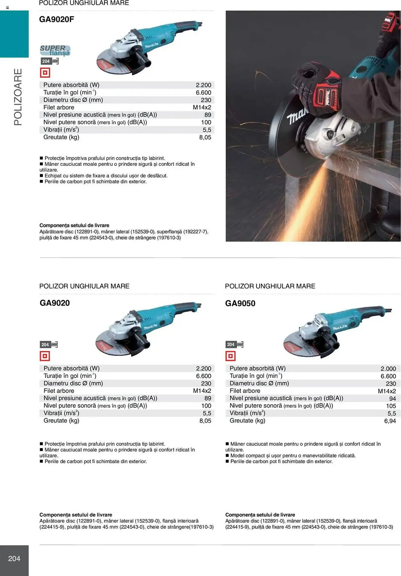 Catalog Catalog Makita de la 8 ianuarie până la 31 decembrie 2025 - Revista Pagina 204