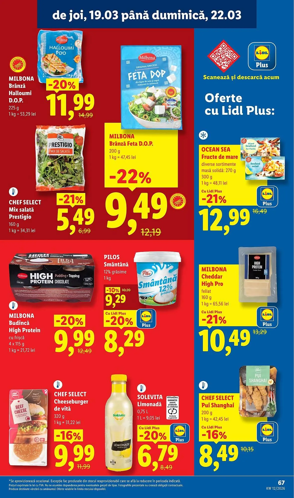 Catalog Catalog Lidl de la 16 martie până la 22 martie 2026 - Revista Pagina 67