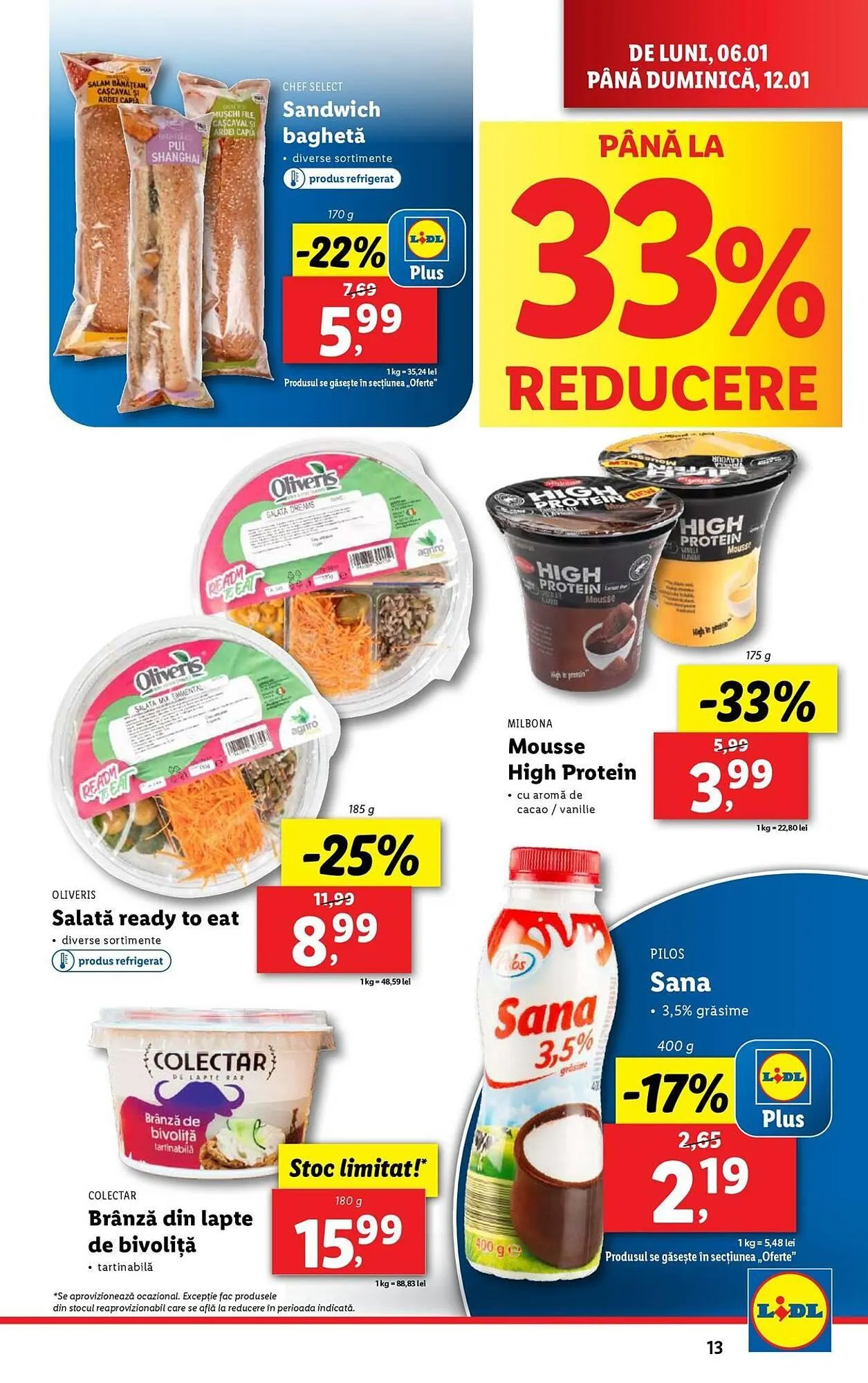 Catalog Catalog Lidl de la 6 ianuarie până la 12 ianuarie 2025 - Revista Pagina 13