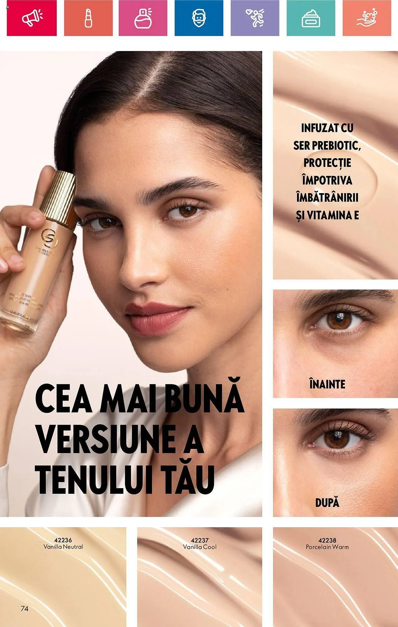 Catalog Oriflame catalog de la 28 mai până la 17 iunie 2024 - Revista Pagina 74