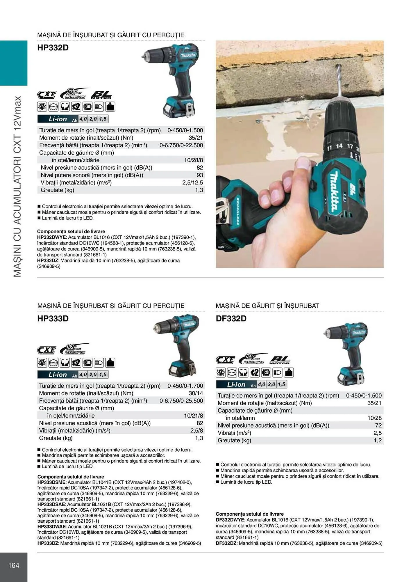 Catalog Catalog Makita de la 28 aprilie până la 31 decembrie 2026 - Revista Pagina 164