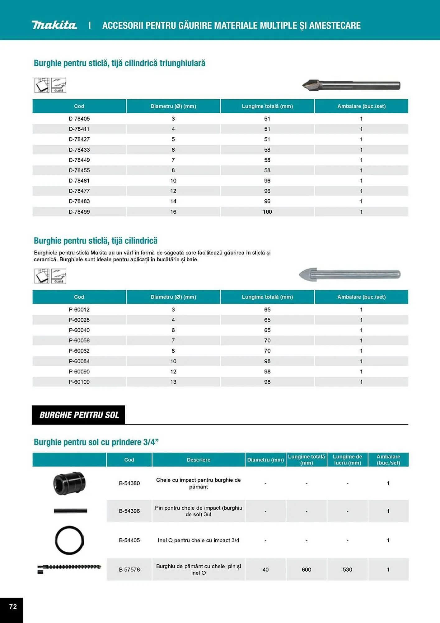 Catalog Catalog Makita de la 1 aprilie până la 31 decembrie 2025 - Revista Pagina 72