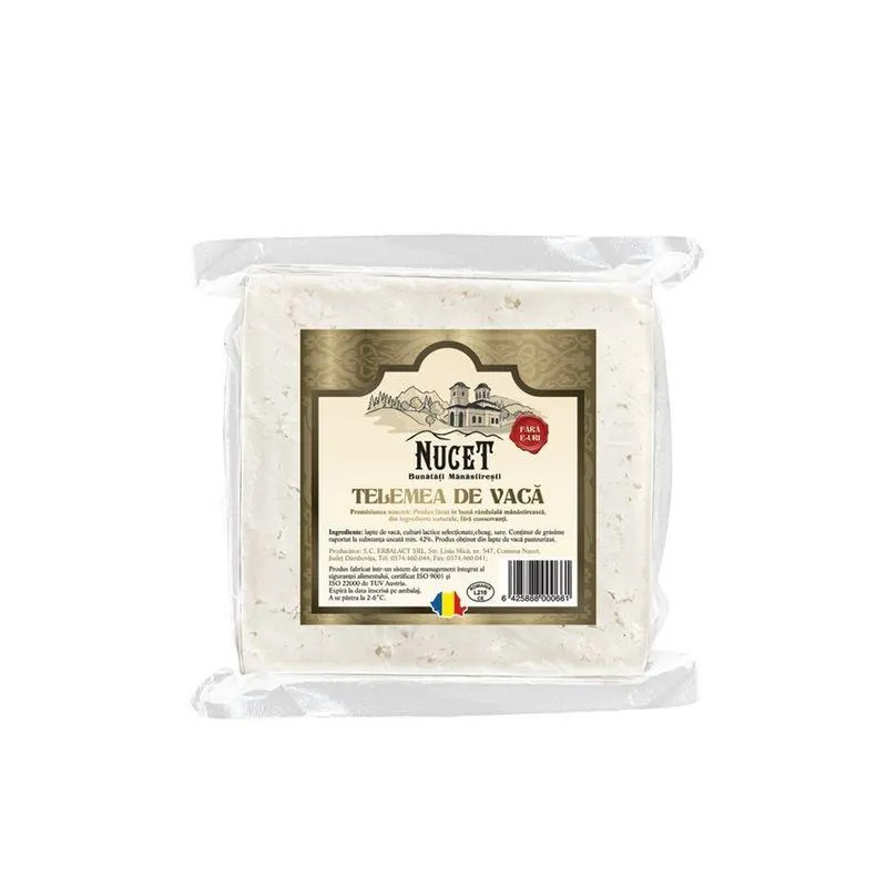 Telemea de vaca Nucet, 200 g