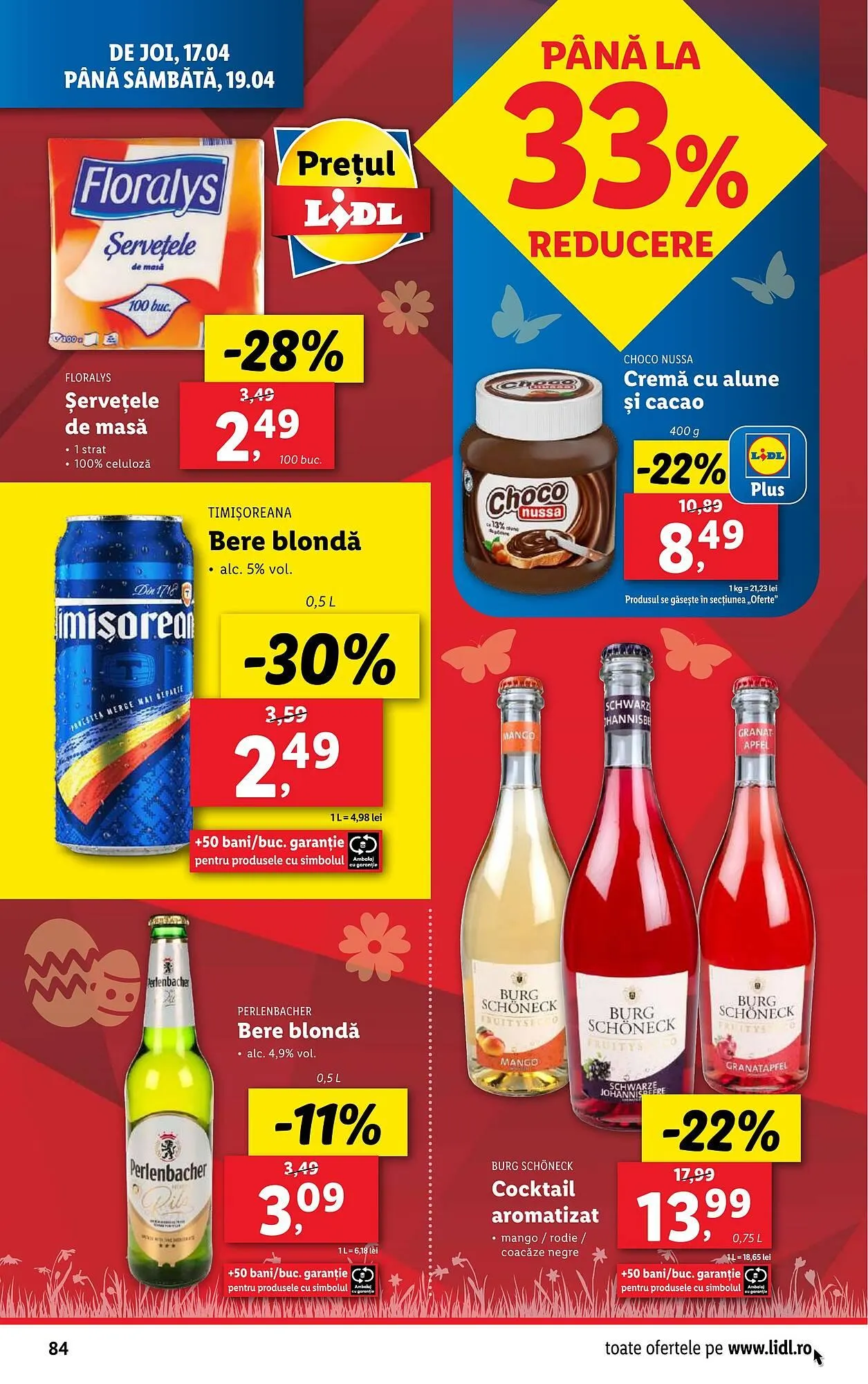 Catalog Catalog Lidl de la 14 aprilie până la 19 aprilie 2025 - Revista Pagina 84