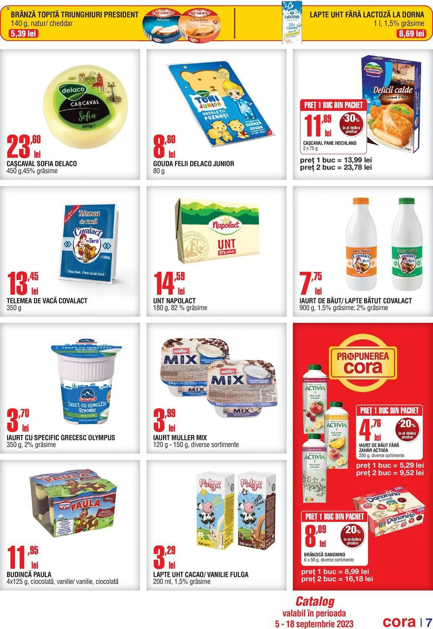 Catalog Cora catalog de la 5 septembrie până la 18 septembrie 2023 - Revista Pagina 7