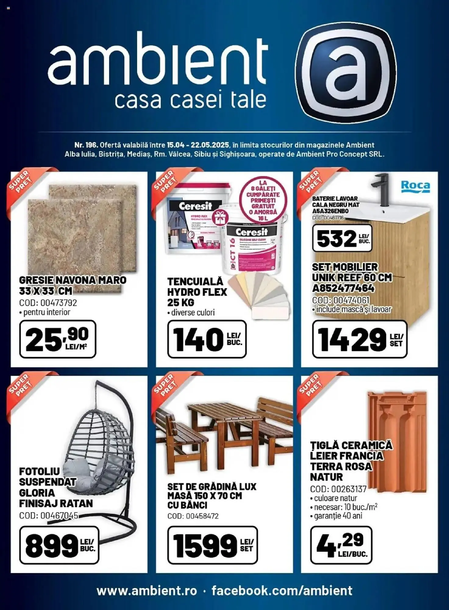 Catalog Catalog Ambient de la 15 aprilie până la 22 mai 2025 - Revista Pagina 1