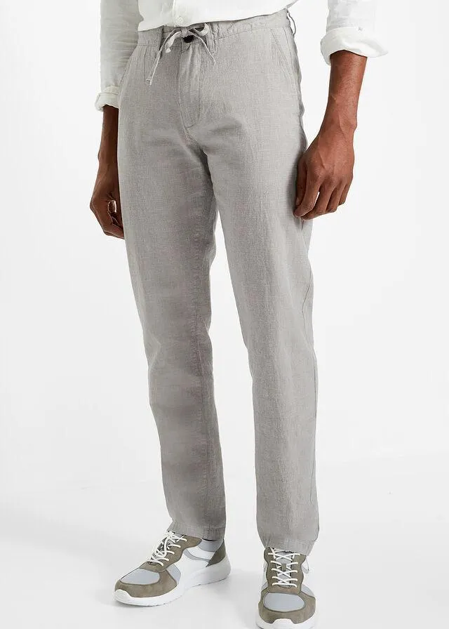 Pantaloni chino drepţi, cu in