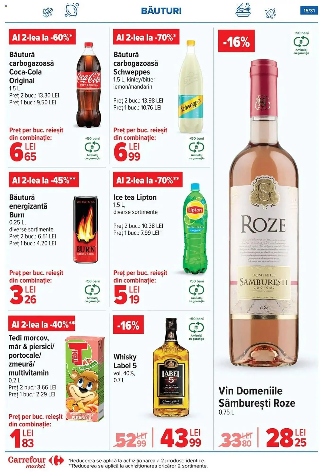 Catalog Catalog Carrefour Market de la 2 iulie până la 8 iulie 2025 - Revista Pagina 15