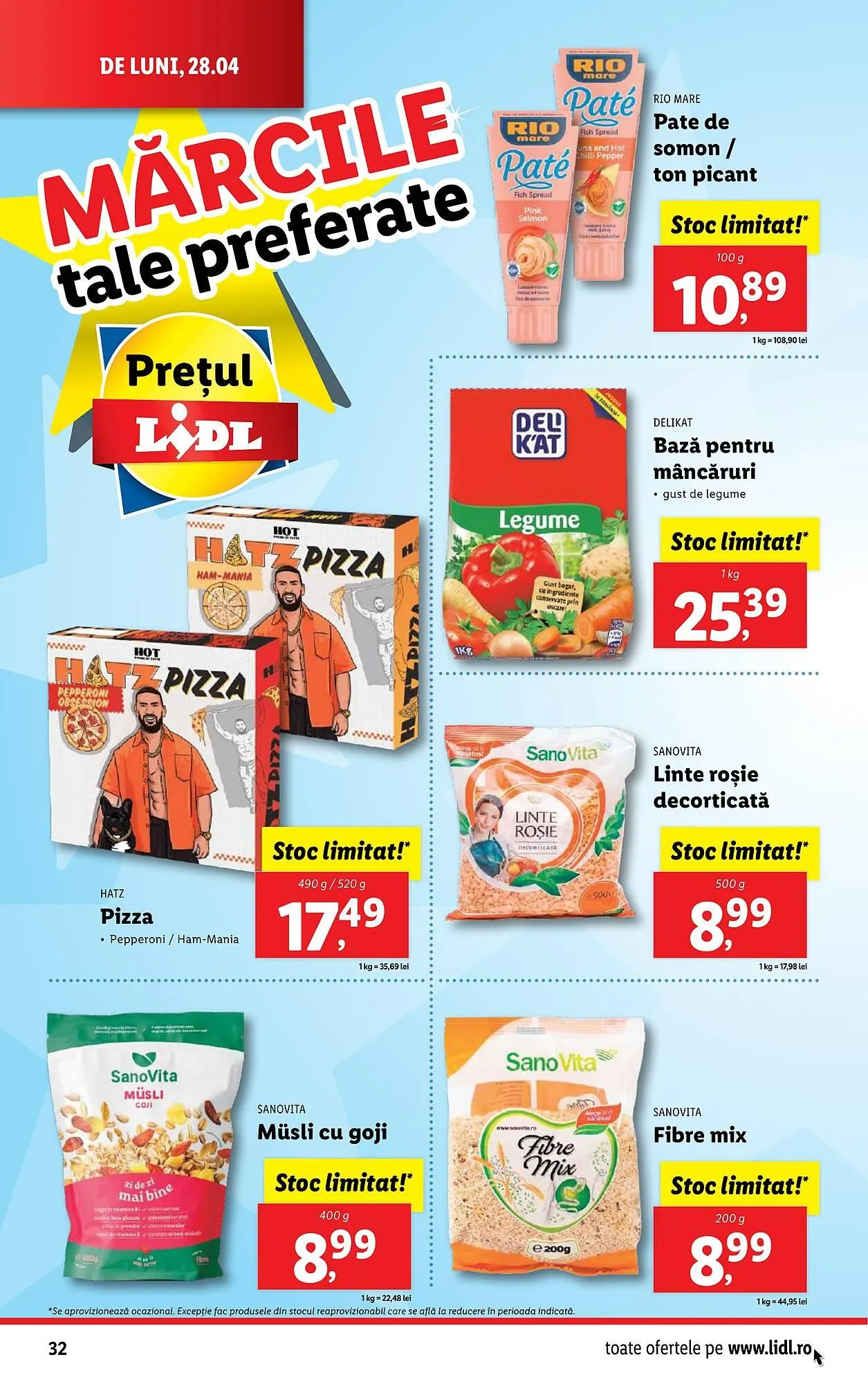 Catalog Catalog Lidl de la 22 aprilie până la 27 aprilie 2025 - Revista Pagina 32