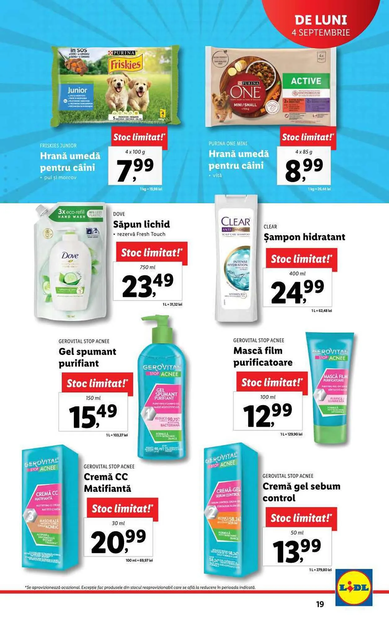 Catalog Lidl catalog de la 4 septembrie până la 10 septembrie 2023 - Revista Pagina 19