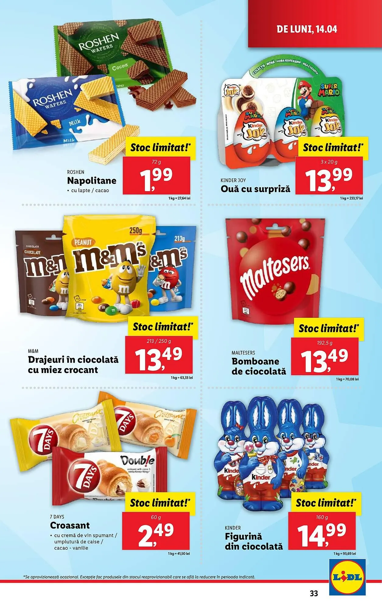 Catalog Catalog Lidl de la 14 aprilie până la 19 aprilie 2025 - Revista Pagina 33