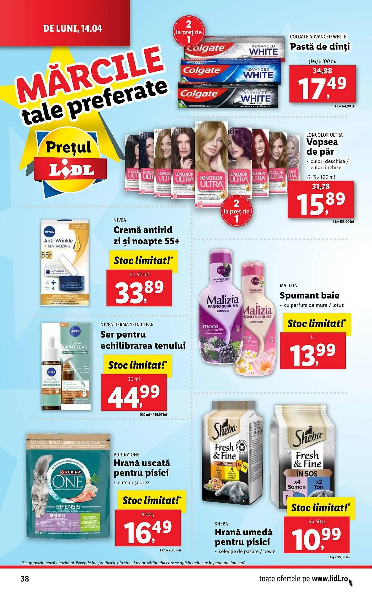 Catalog Catalog Lidl de la 14 aprilie până la 19 aprilie 2025 - Revista Pagina 38