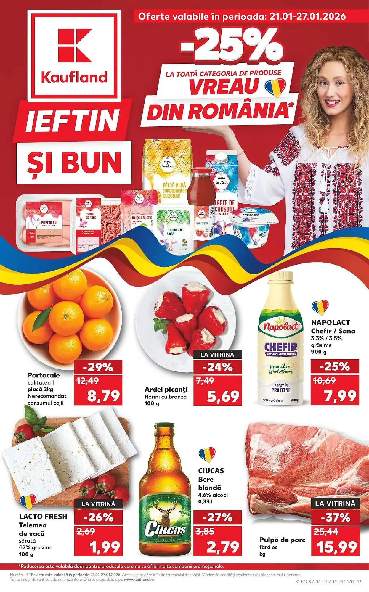 Catalog Catalog Kaufland de la 21 ianuarie până la 27 ianuarie 2026 - Revista Pagina 1