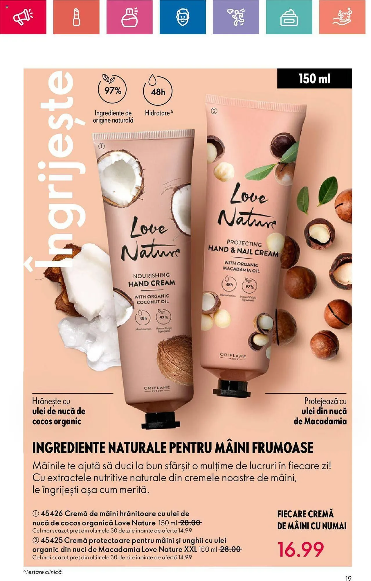 Catalog Oriflame catalog de la 28 mai până la 17 iunie 2024 - Revista Pagina 19