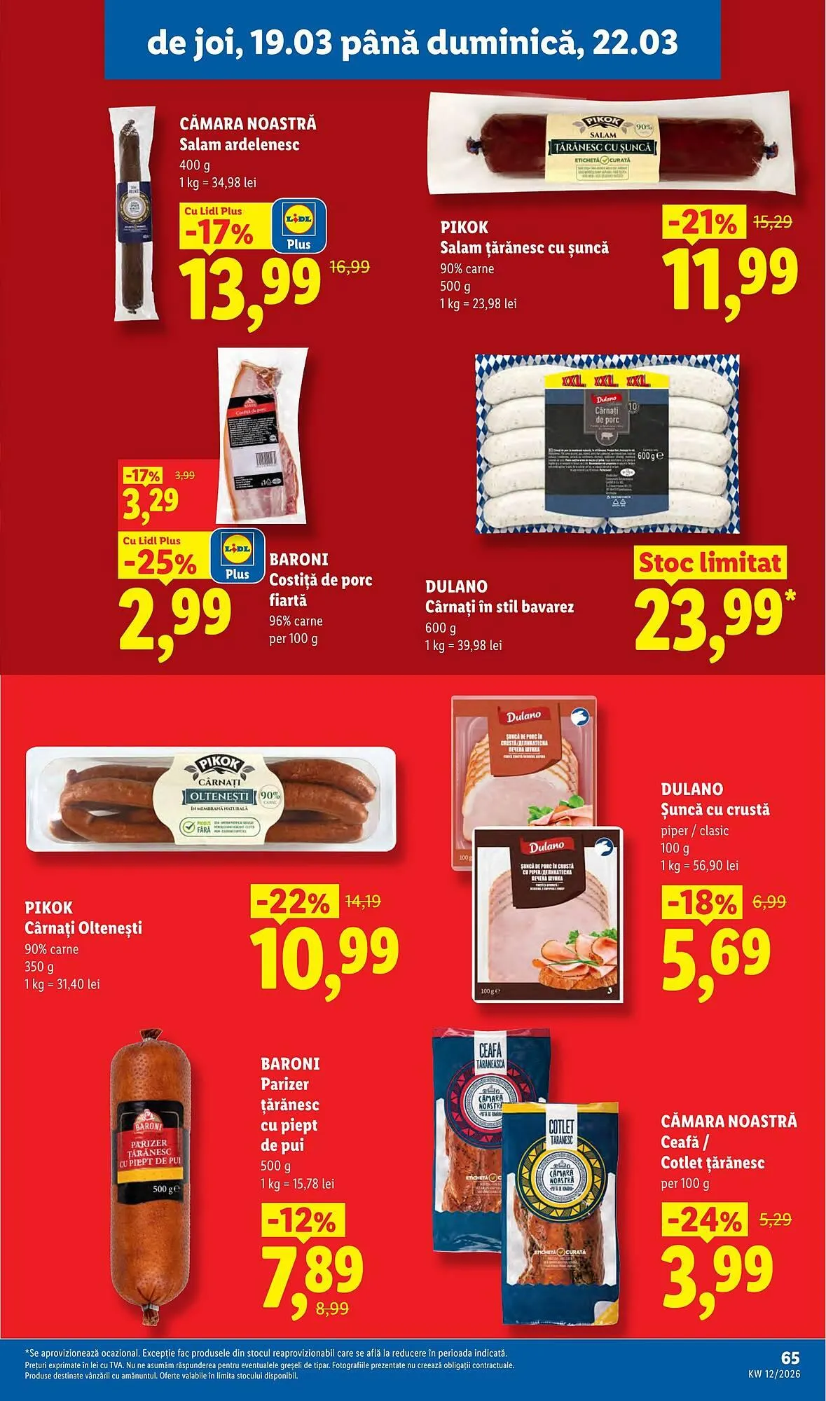 Catalog Catalog Lidl de la 16 martie până la 22 martie 2026 - Revista Pagina 65