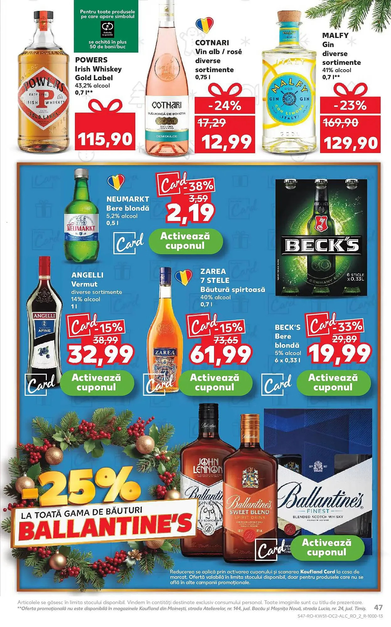 Catalog Catalog Kaufland de la 17 decembrie până la 23 decembrie 2025 - Revista Pagina 47