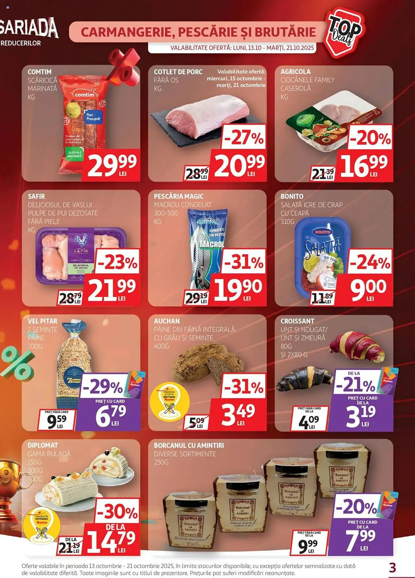 Catalog Catalog Auchan de la 12 octombrie până la 21 octombrie 2025 - Revista Pagina 3