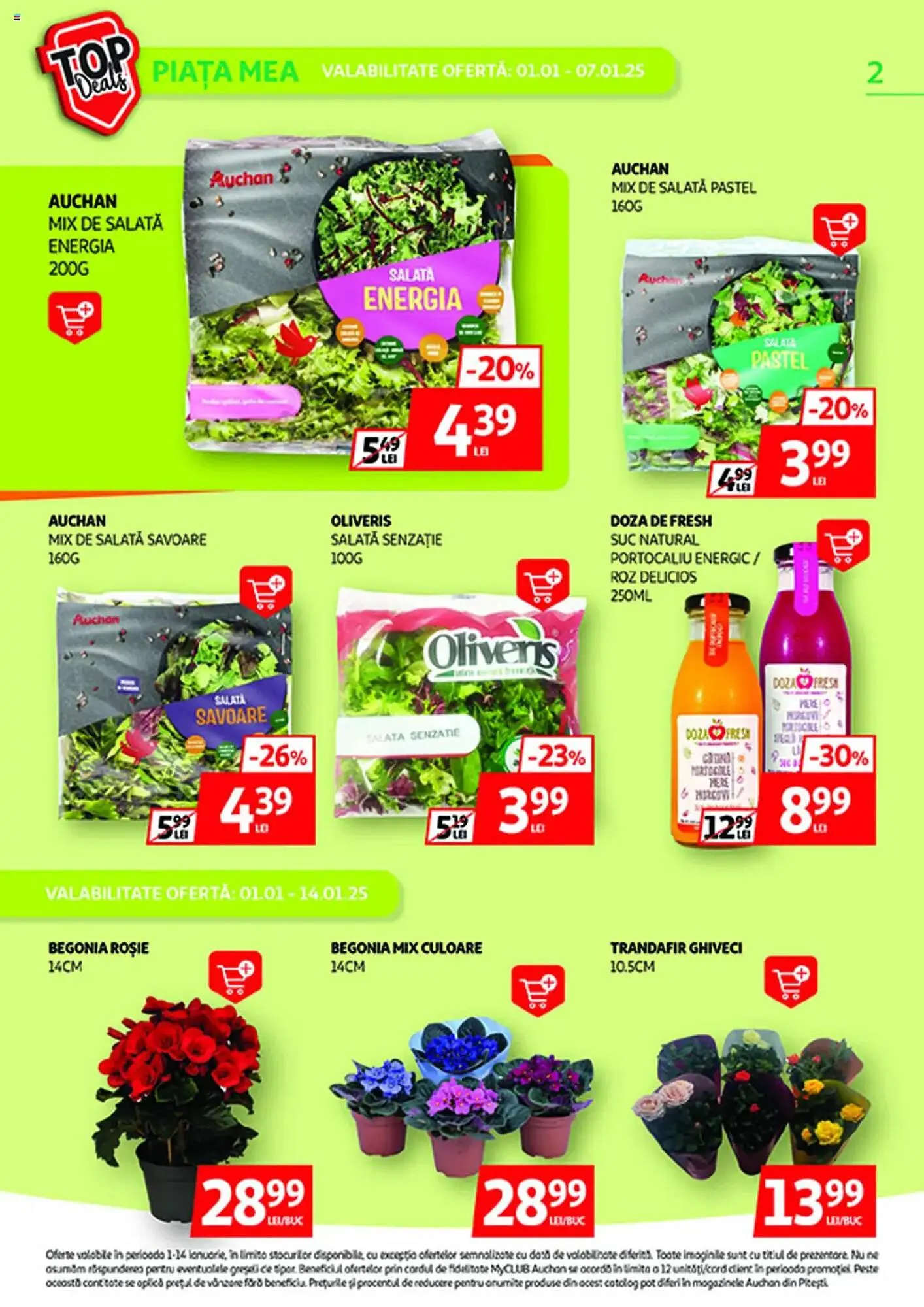 Catalog Catalog Auchan de la 1 ianuarie până la 14 ianuarie 2025 - Revista Pagina 2