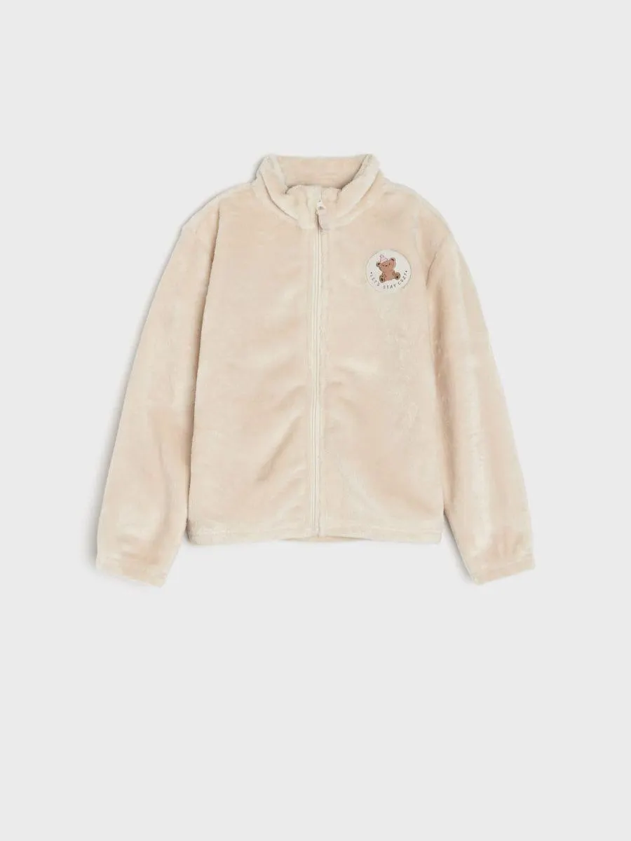 Bluză sport cu fermoar lung