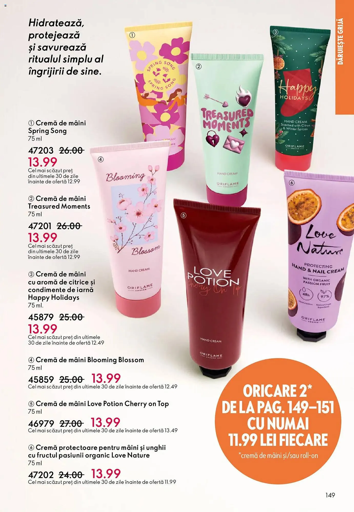Catalog Catalog Oriflame de la 6 mai până la 26 mai 2026 - Revista Pagina 149