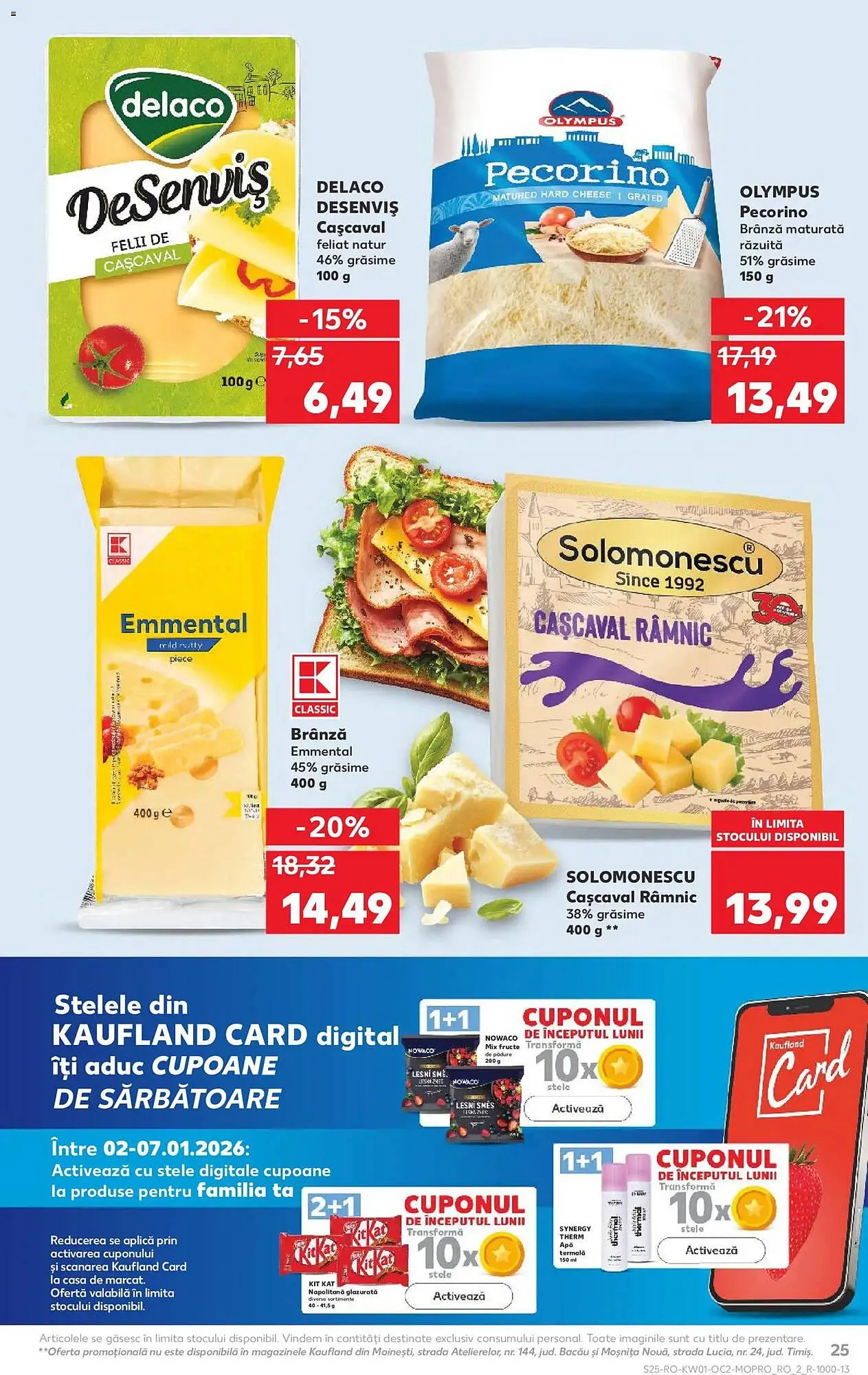Catalog Catalog Kaufland de la 31 decembrie până la 6 ianuarie 2026 - Revista Pagina 25