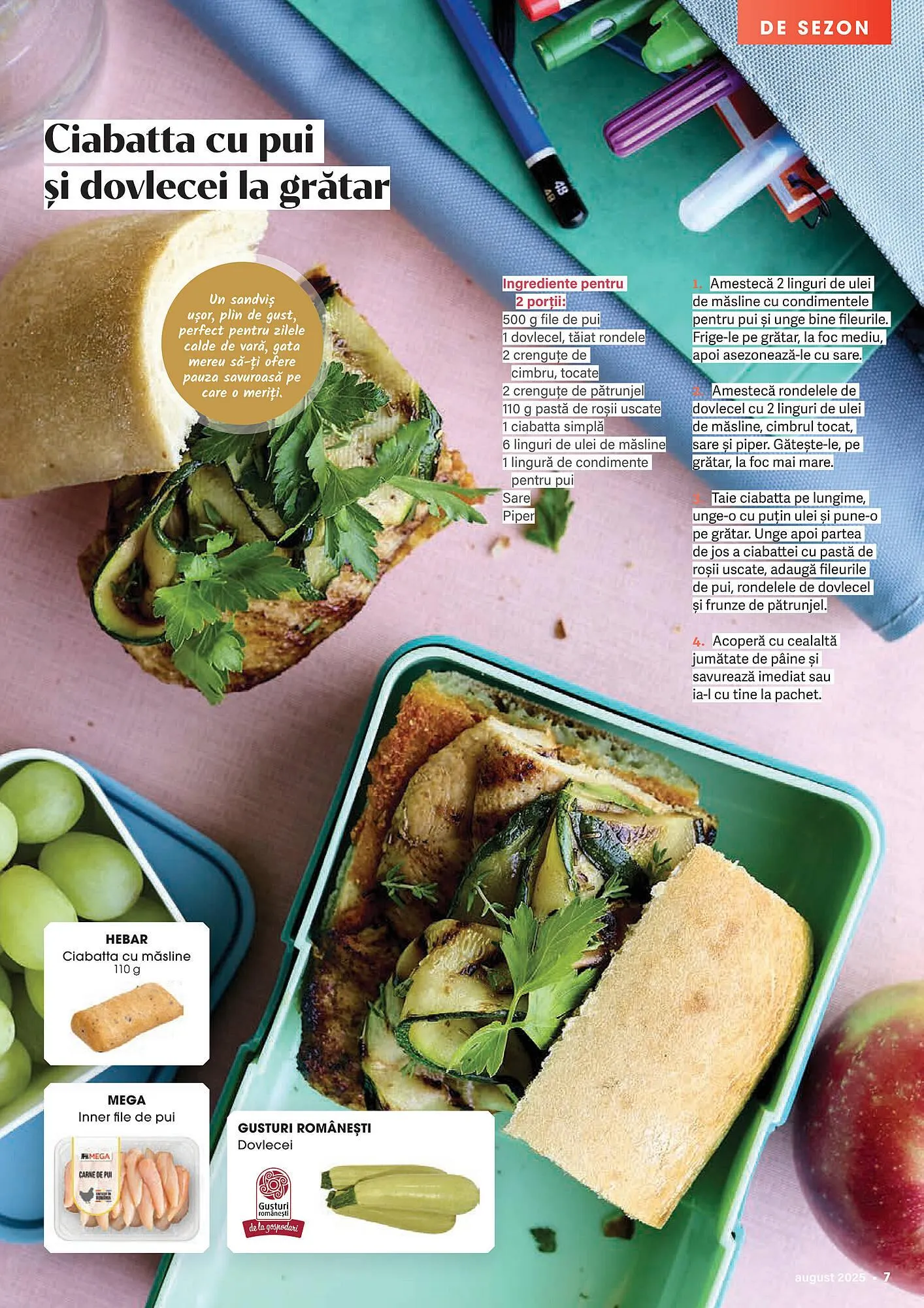 Catalog Catalog Mega Image de la 1 august până la 31 august 2025 - Revista Pagina 7