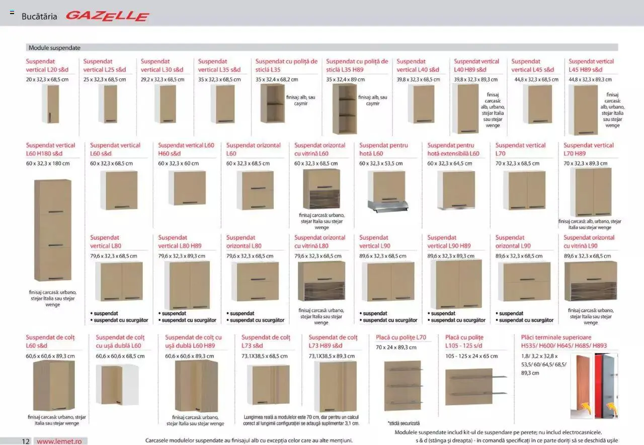Catalog Lem’s - Bucătăria Gazelle de la 1 septembrie până la 31 decembrie 2023 - Revista Pagina 12